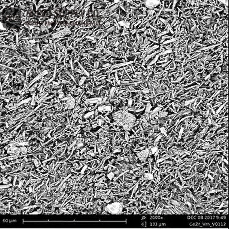 Seryum Zirkonyum Oksit Öğütülmüş Nanolifler